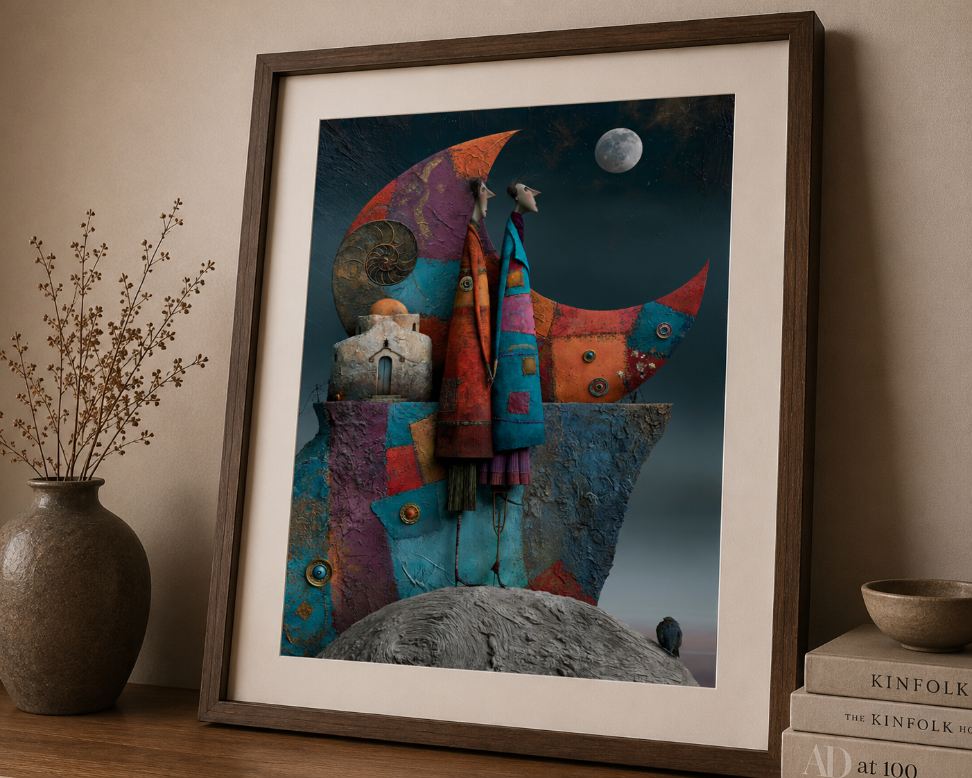 Moonlit Village