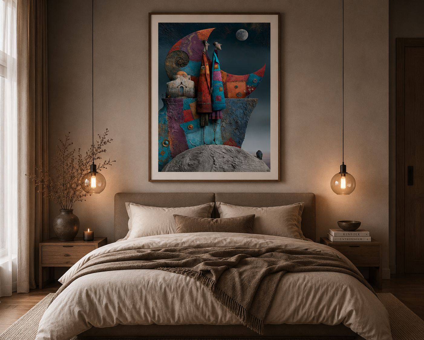 Moonlit Village