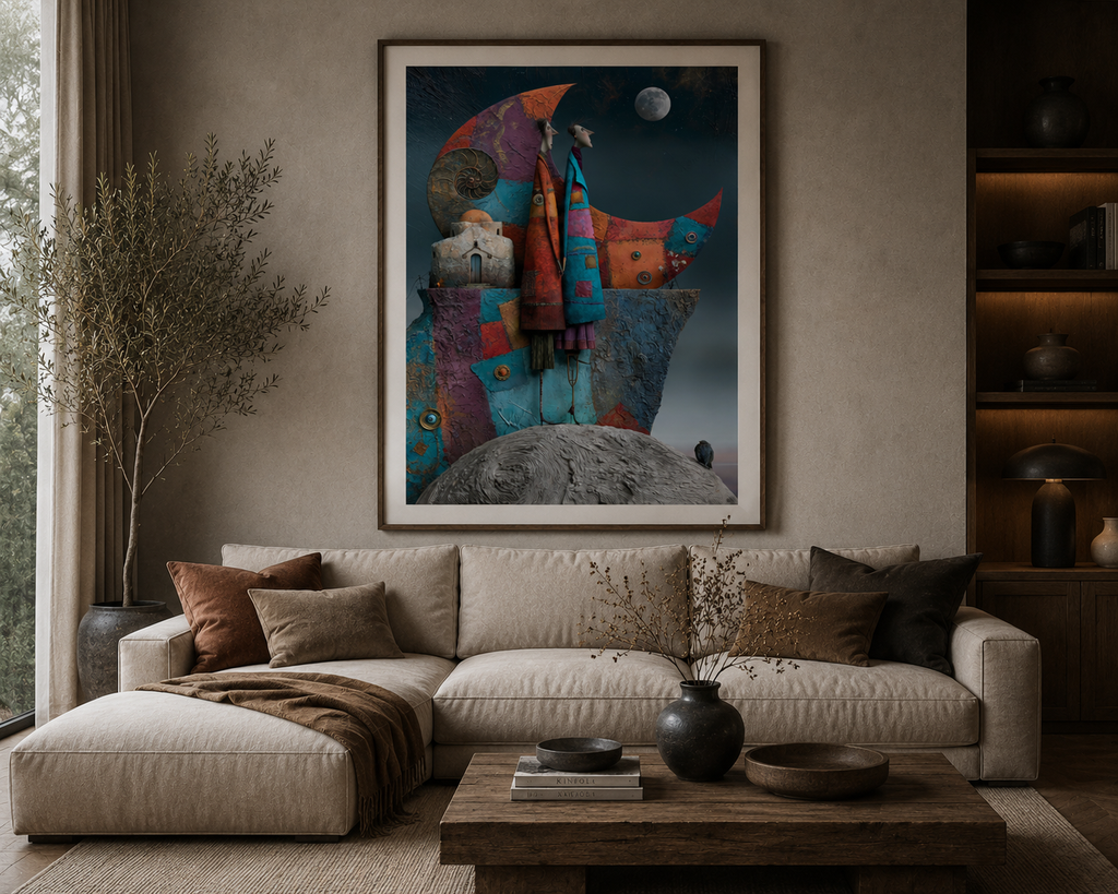 Moonlit Village